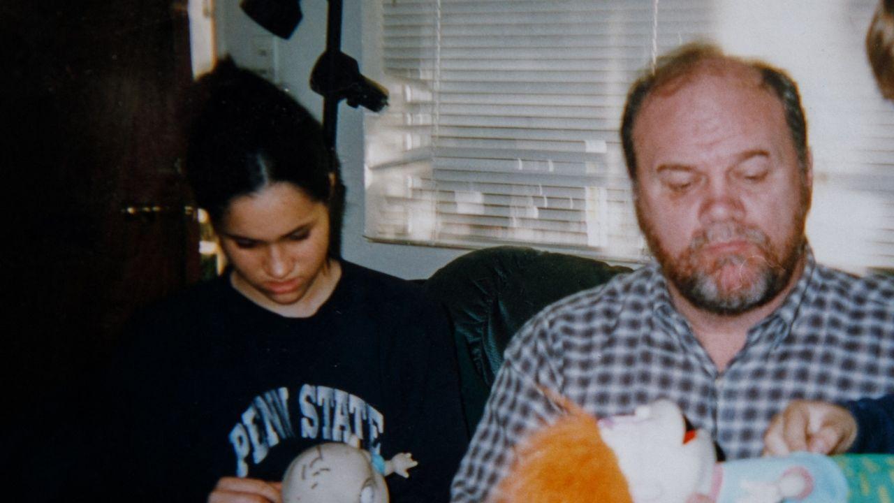 Photo of Thomas Markle Sr. and Meghan Markle