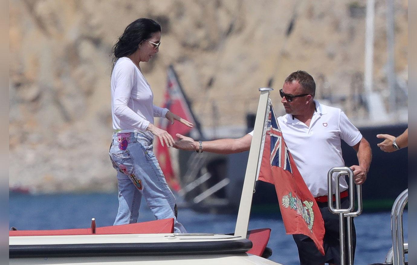 Cher Looks Fragile On Vacation In Ibiza