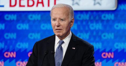 President Joe Biden at the presidential debate
