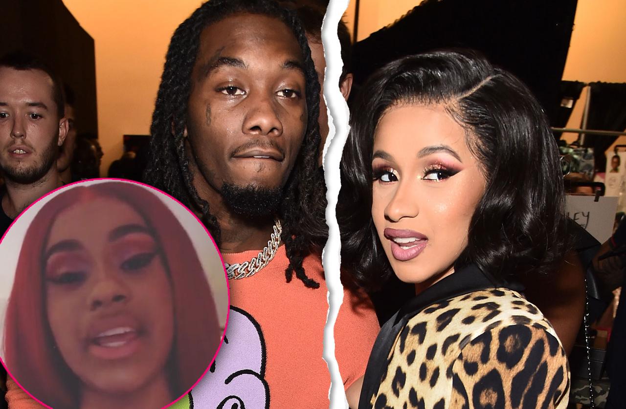 Cardi B Reveals She And Offset Split In Shocking New Video