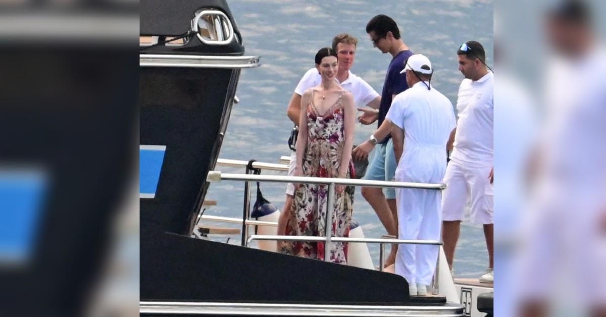 anne hathaway yacht greek islands radar