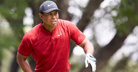 Tiger Woods Golf Tournament Cancellation Neck Strain