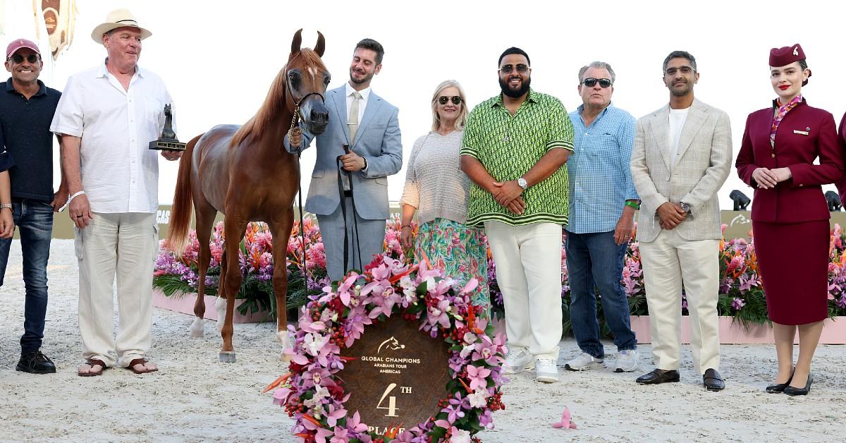 dj khaled attends the global champions arabians tour miami beach presented by qatar airways on april