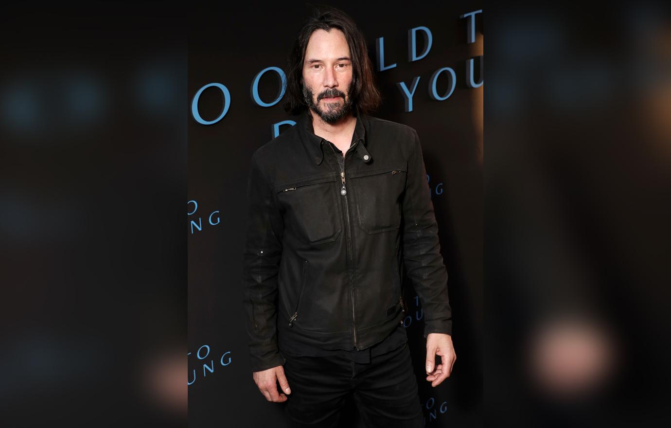 Keanu Reeves Looking Serious Celebs Share Their Personal Stories About Lost Loves, Lox and Living With Their Gremlin Characters