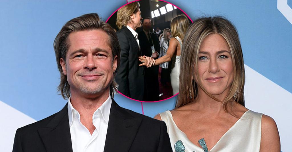 SAG Awards Bombshell! Brad Pitt Grabs Jen Aniston's Hand Backstage!