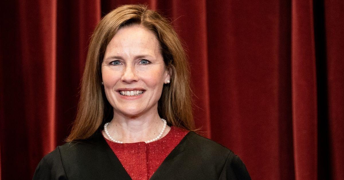 Protestors Gather Outside Home Of SCOTUS Justice Amy Coney Barrett