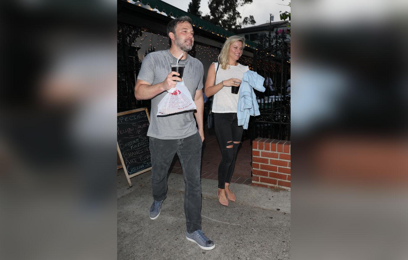 Ben Affleck Lindsay Shookus Dinner Date