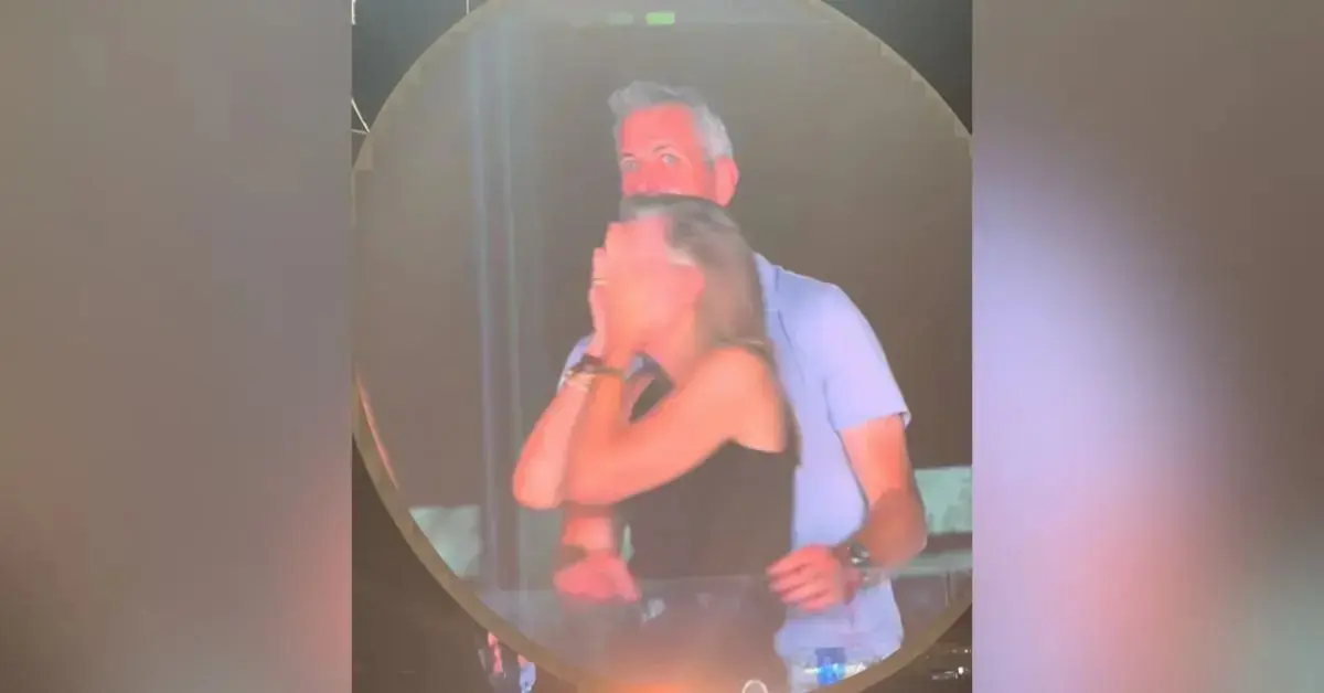 Photo of Kristin Cabot and Andy Byron