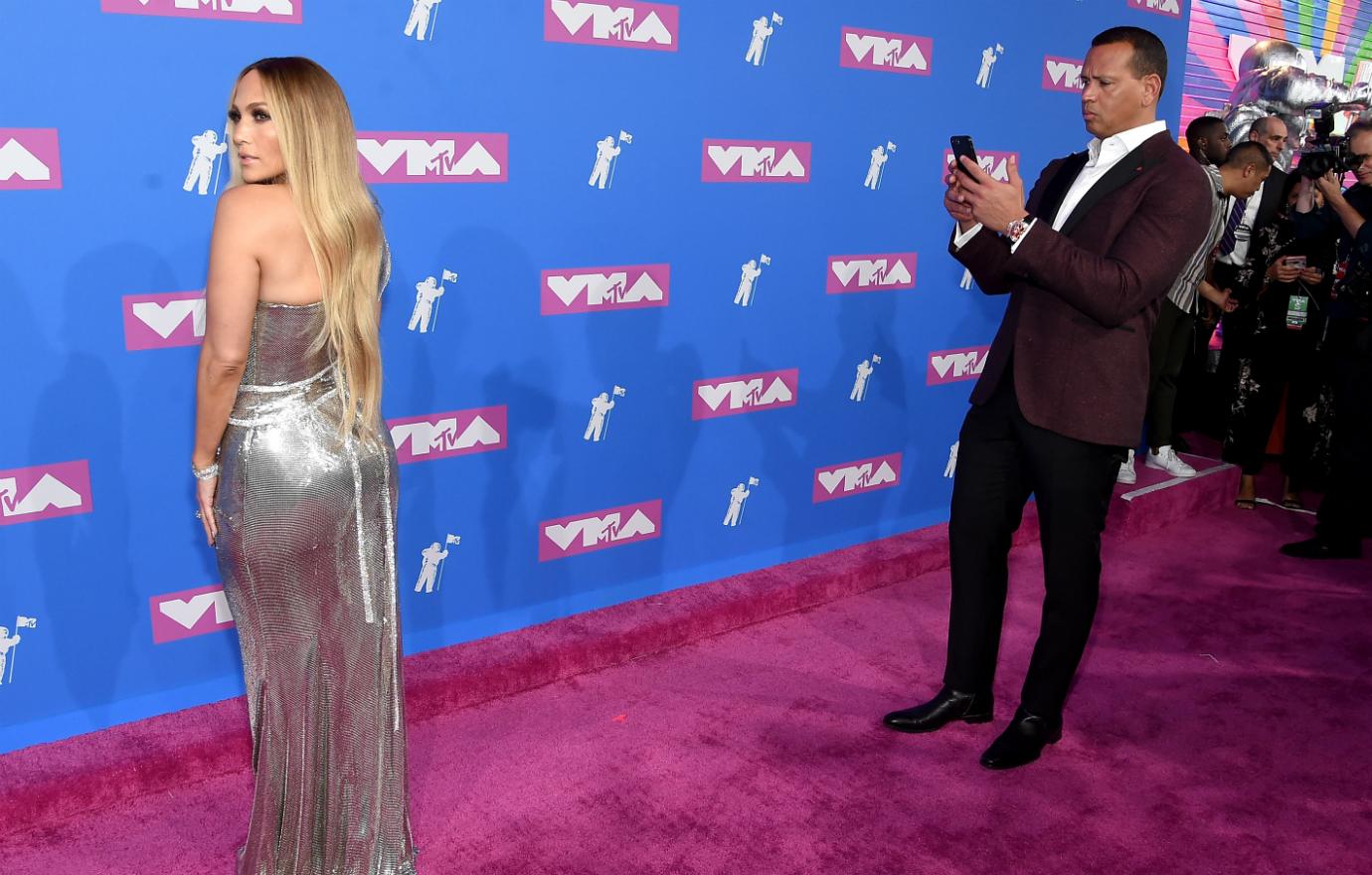 Rodriguez and Jennifer Lopez attends the 2018 MTV Video Music Awards at Radio City Music Hall on August 20, 2018 in New York City.