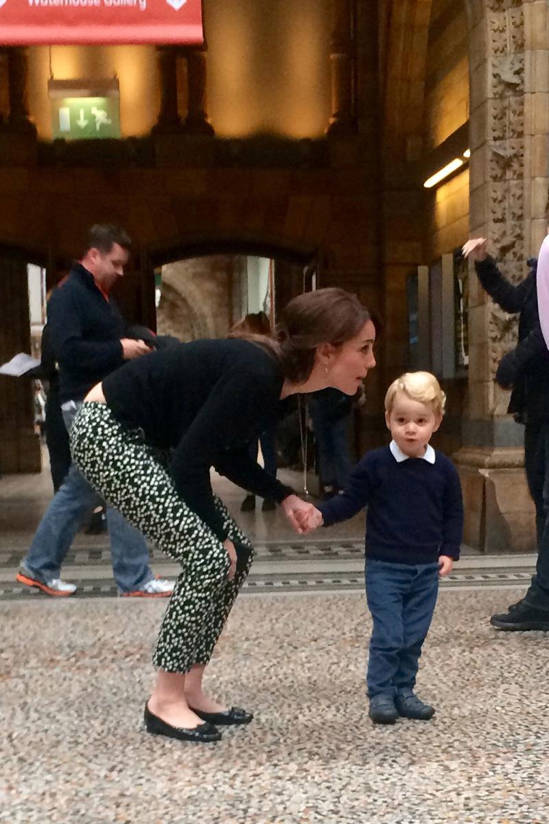 Kate Middleton Prince George Natural History Museum