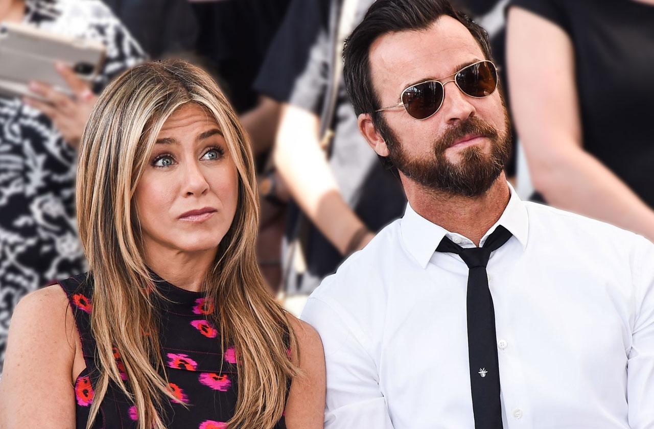 jennifer aniston justin theroux feud over friend circle