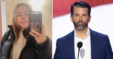 Photo of Hope Walz and Donald Trump Jr.