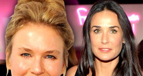 //renee zellweger is getting mentored and made over by friend demi moore square