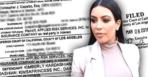 Kim Kardashian Sued 2014 Car Accident Negligent Driving