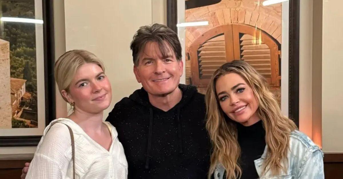 Photo of Lola Sheen, Charlie Sheen, Denise Richards