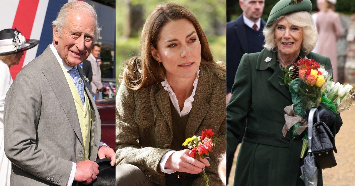 Photo of King Charles, Kate Middleton, Queen Camilla