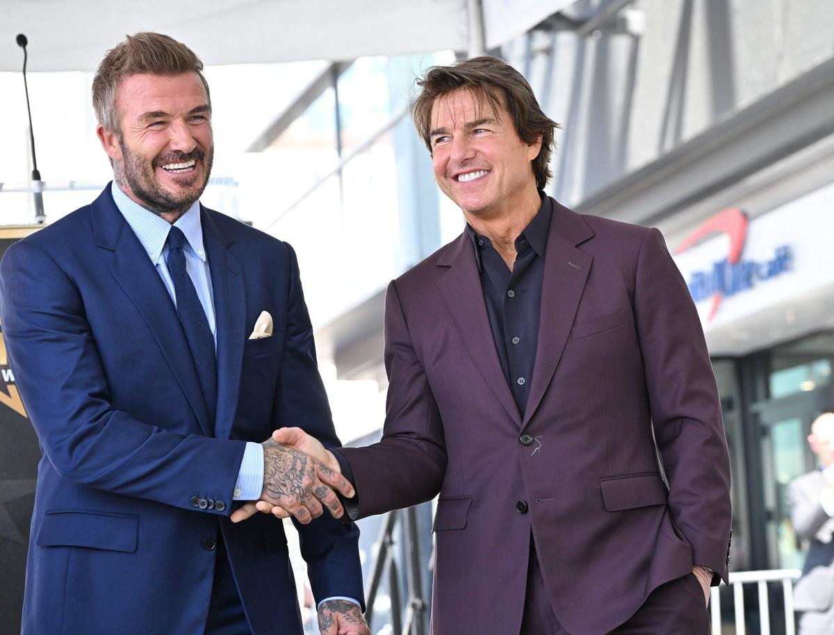 David Beckham is reportedly helping Tom Cruise search for an English girlfriend, according to insiders.