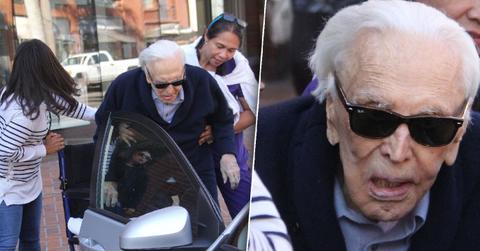 Kirk Douglas Looks Frail 100 Years Old