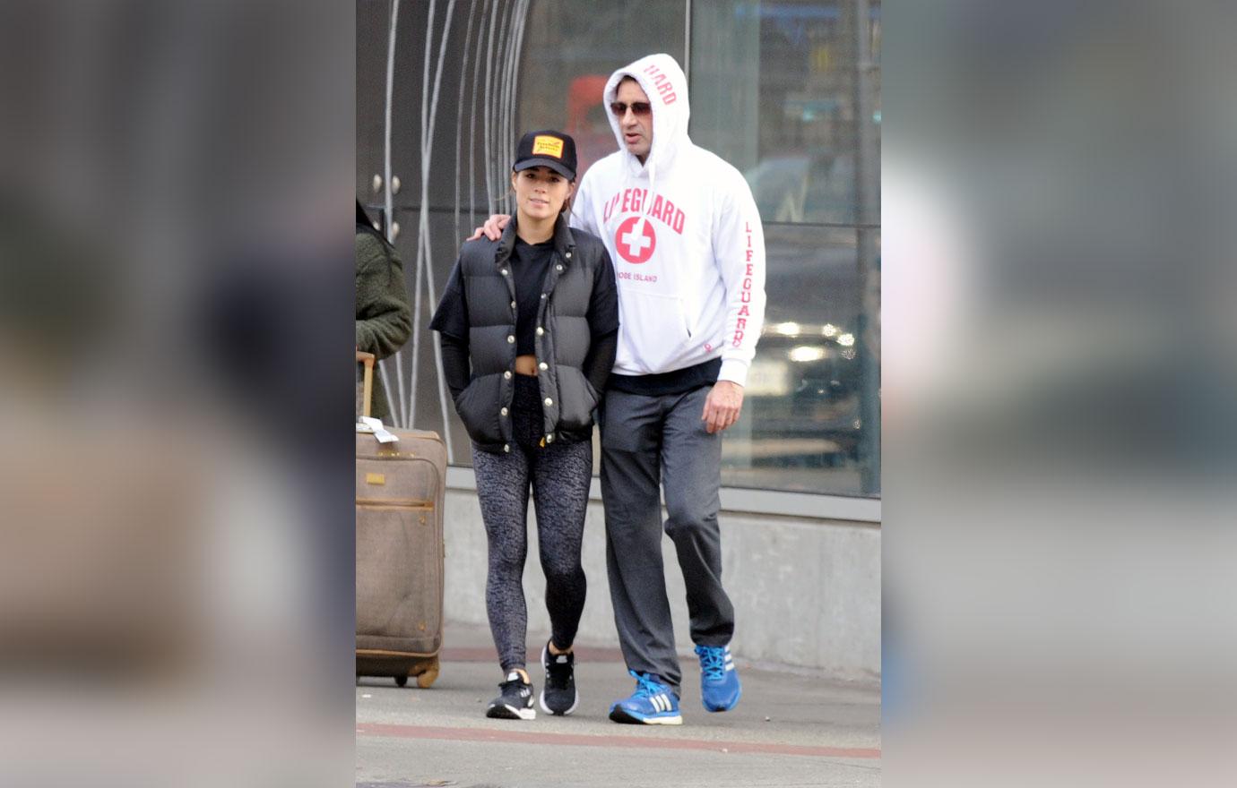 David Duchovny young girlfriend Canada