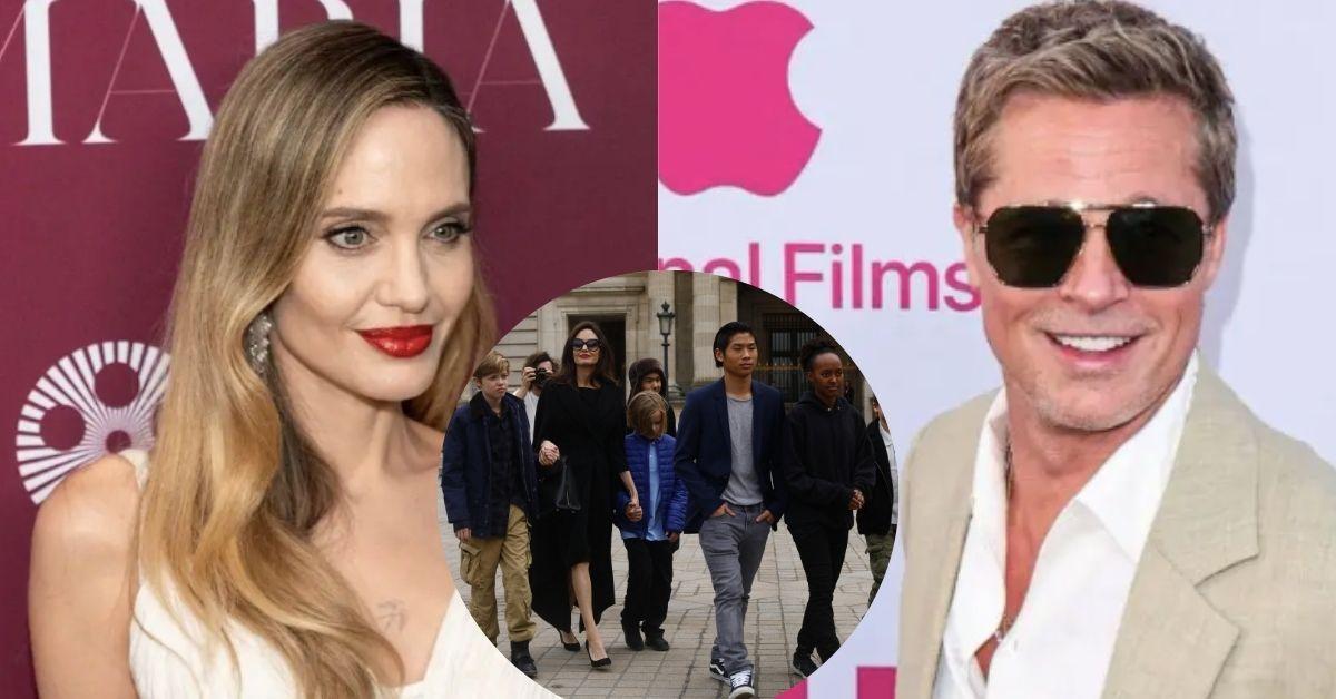 angelina jolie kids departure leave us brad pitt trauma