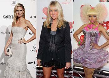 //heidi klum carrie underwood nicki minaj bet worst