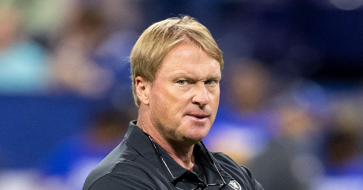 raiders coach jon gruden shared photos topless cheerleaders washington football bruce allen