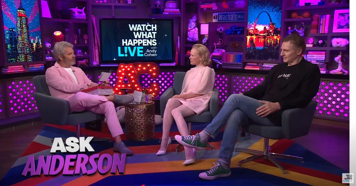 Photo of Andy Cohen, Liam Neeson and Pamela Anderson