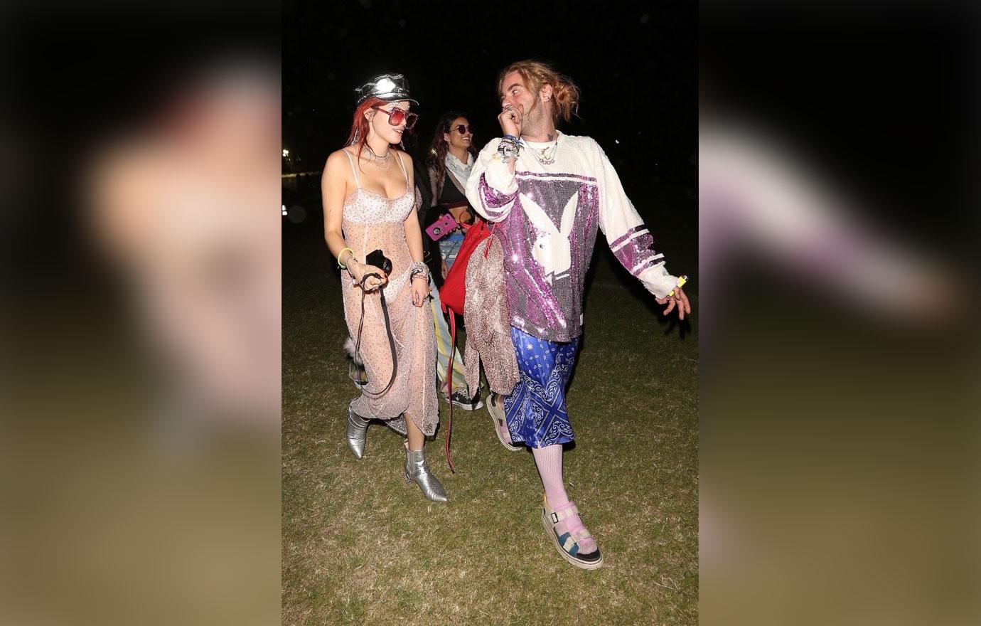 //bella thorne wears revealing outfit coachella music festival