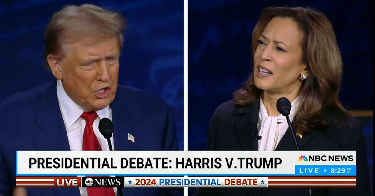 Composite photo of Donald Trump and Kamala Harris.