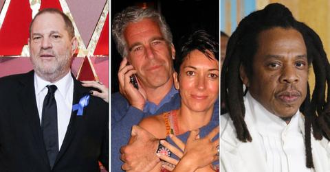 Composite photo of Hervey Weinstein, Jeffrey Epstein and Jay Z