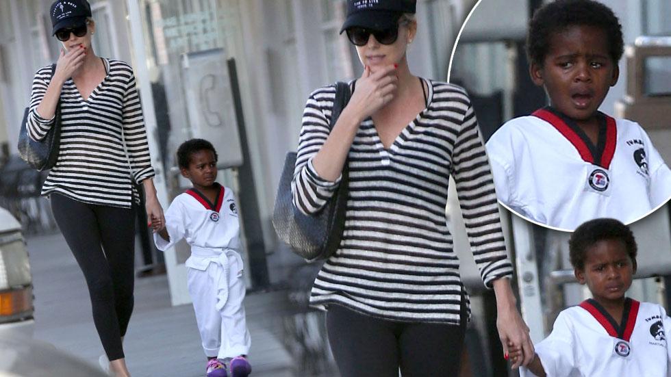 Charlize Theron and Sean Penn spend some quality time with her adorable son  Jackson