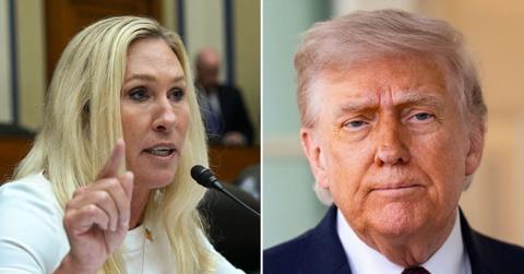 Photo of Marjorie Taylor Greene, Donald Trump