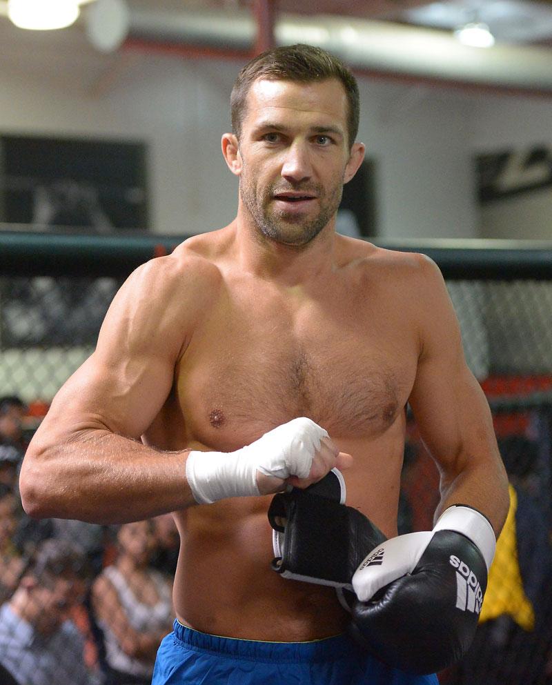 Luke Rockhold at the Gym