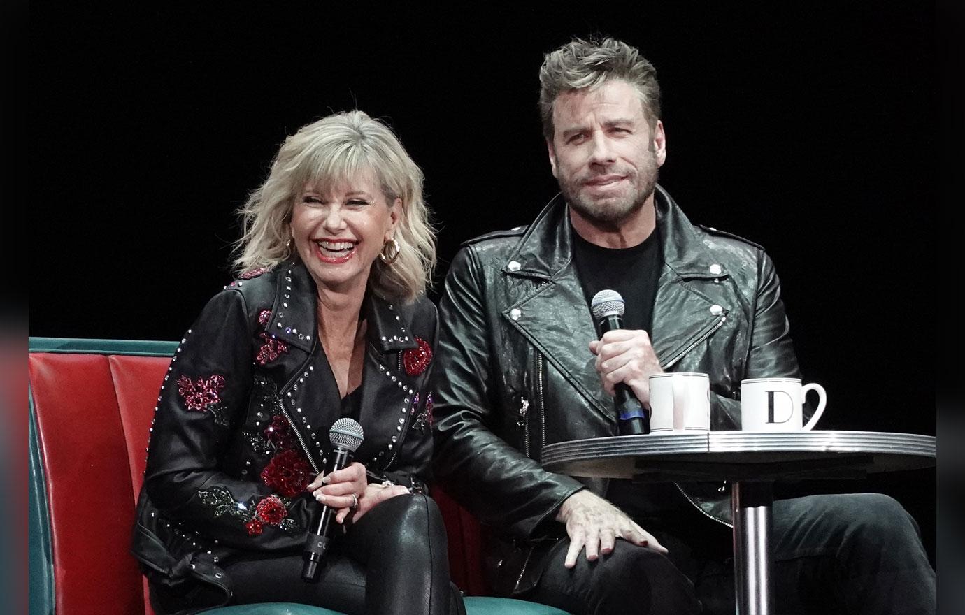 Olivia-Newton John Has Grease Reunion With John Travolta