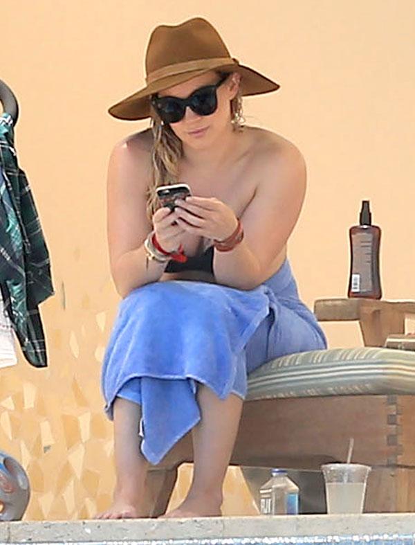 Hilary Duff Bikini Photos In Mexico