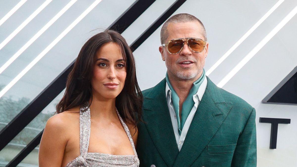 picture of Brad Pitt and Ines De Ramon 