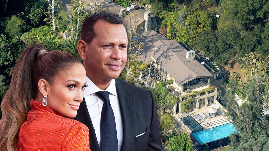 alex rodriguez jennifer lopez wedding backyard los angeles home feature