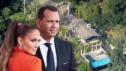 alex rodriguez jennifer lopez wedding backyard los angeles home feature