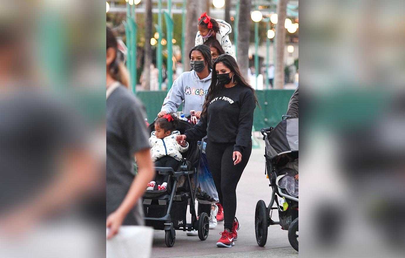 Vanessa Bryant Rocks Nikes At Disneyland Despite Trashing Shoe Company Over  Alleged Gigi Sneaker Leak
