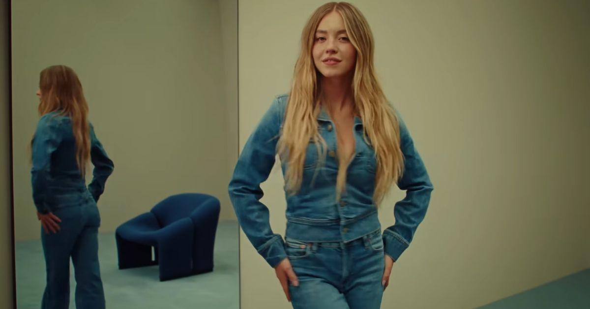 picture of Sydney Sweeney and American Eagle billboard