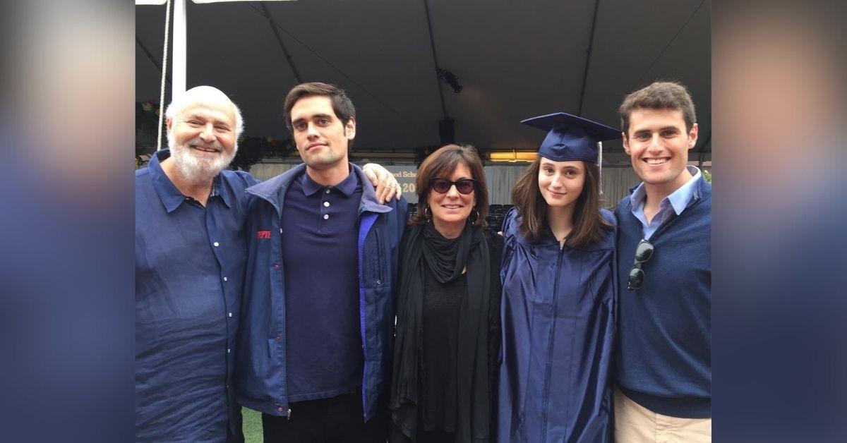 Photo of Rob Reiner and daughter Romy and damily