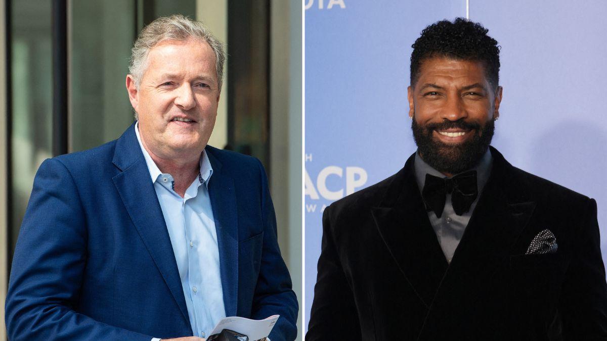 Piers Morgan criticized Deon Cole's joke about John Davidson.