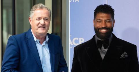 Piers Morgan criticized Deon Cole's joke about John Davidson.