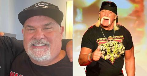 split photo of Bubba the Love Sponge and Hulk Hogan