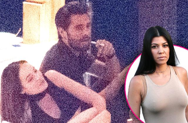 //kourtney kardashian upset scott disick christine burke relationship pp