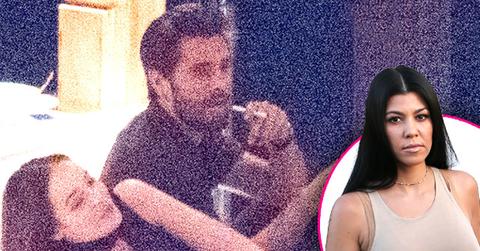 //kourtney kardashian upset scott disick christine burke relationship pp