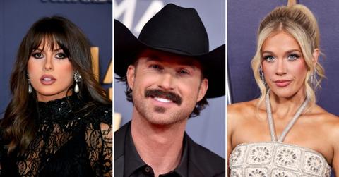 photo of Ella Langley, Riley Green and Megan Moroney