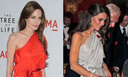 //angelina jolie kate middleton dress globe photos landov