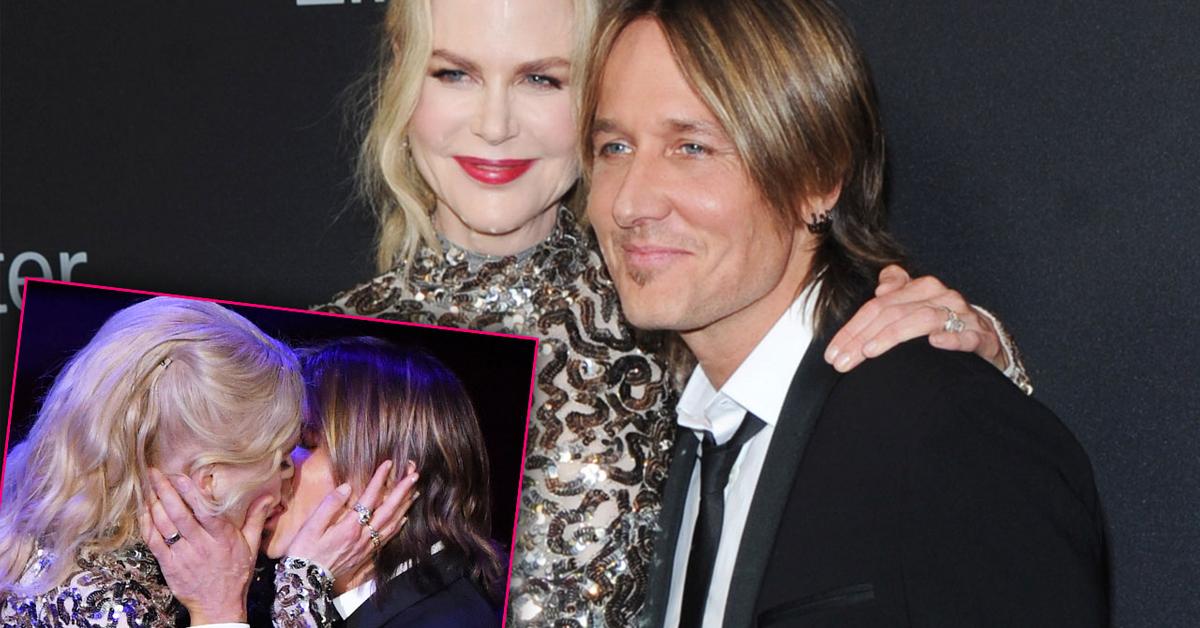 Hot PDA! Nicole Kidman & Keith Urban Share Sexy Kiss At Gala