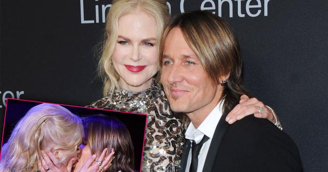 Nicole Kidman Keith Urban PDA Kiss